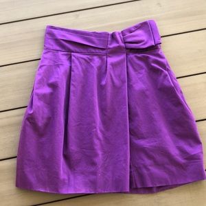 Euc high waist bcbg mini skirt size 4 purple